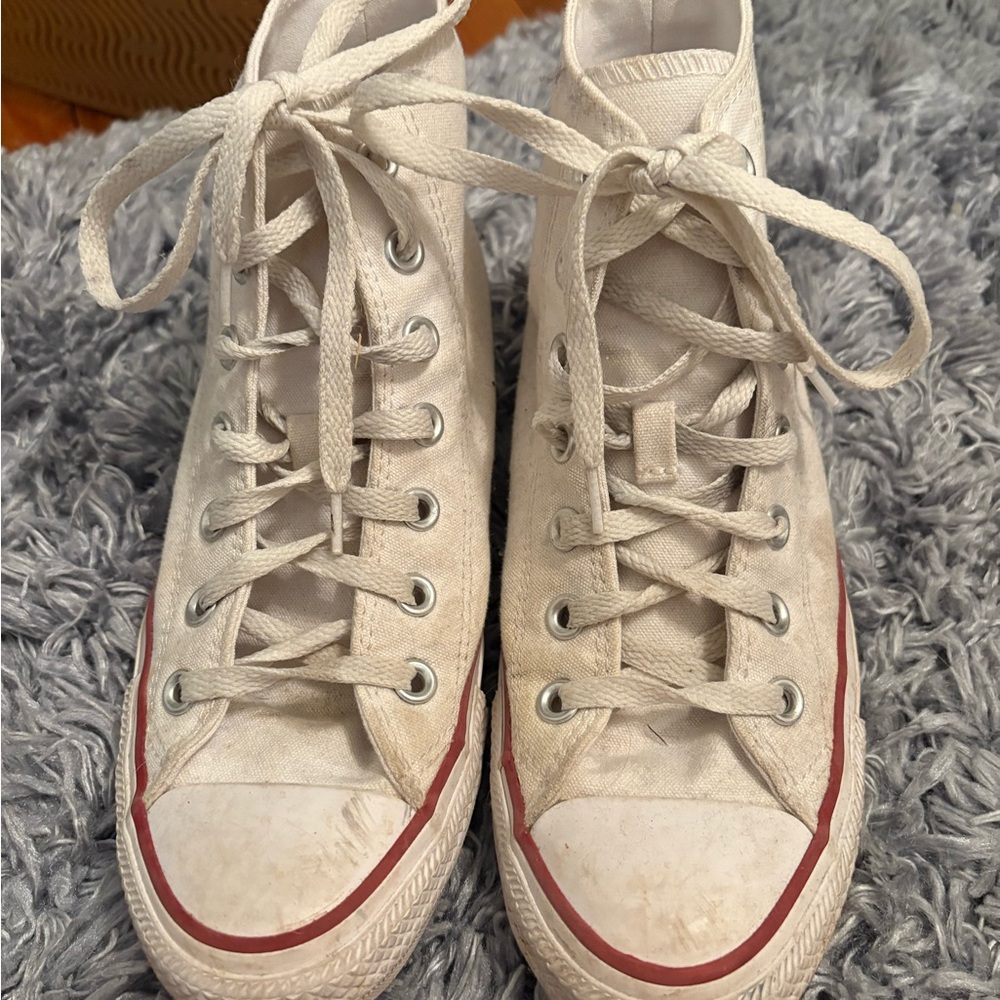 Converse Cream Chuck Taylor Sneakers
